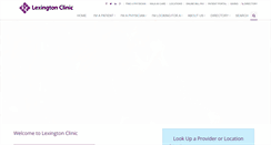 Desktop Screenshot of lexingtonclinic.com